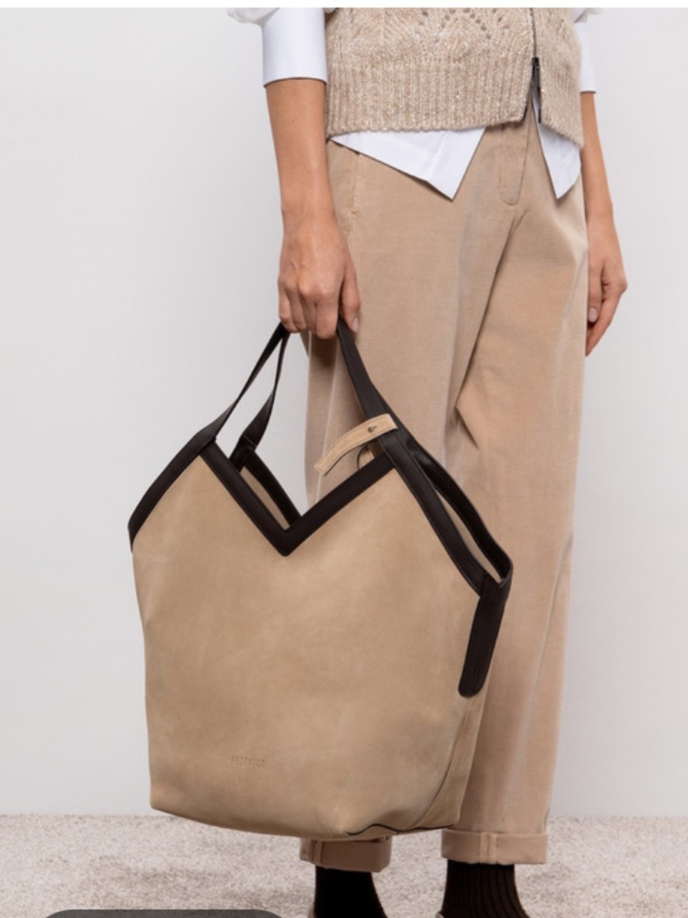 Peserico Suede tote bag - Picture 4 of 4